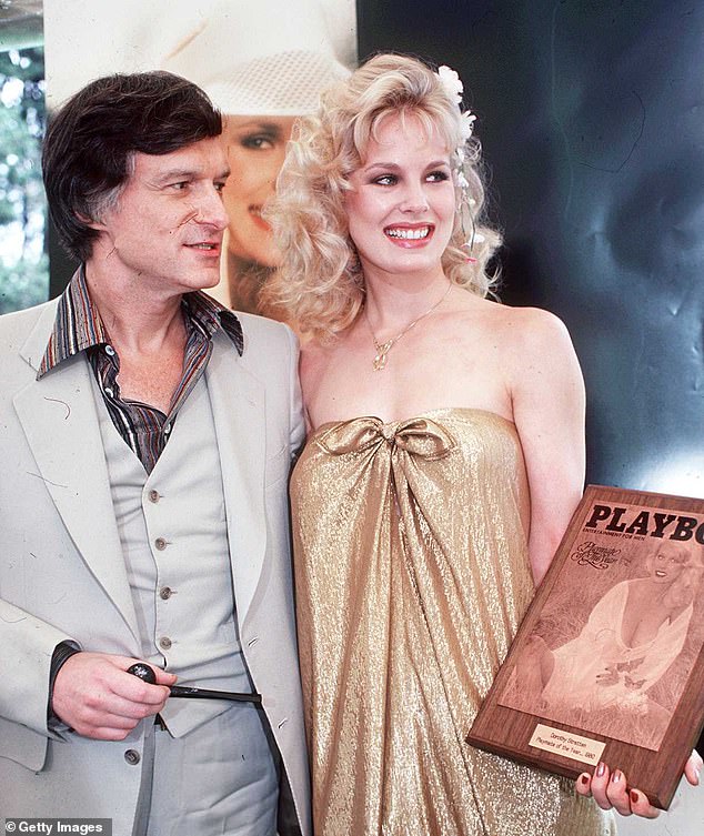 Dorothy also caught the eye of Hugh Hefner (pictured together) as she continued to rise through the ranks