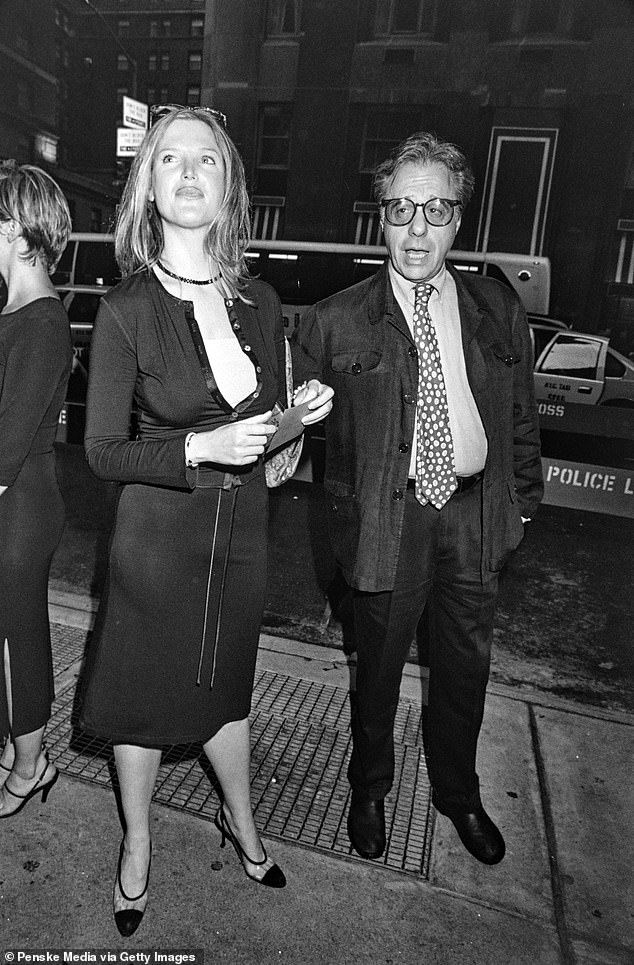 Peter Bogdanovich married Louise Stratten after the death of her sister and his beloved Dorothy. They are pictured together at a filming event in New York City in July 1999