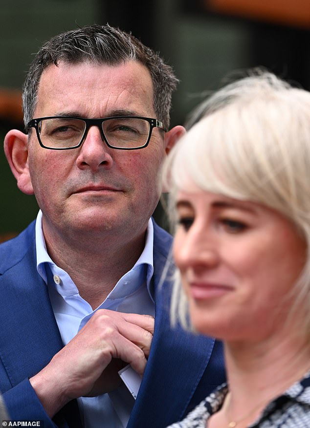 Victorian Premier Daniel Andrews (left) divided opinion by installing six lockdowns coming to a total of 262 days since March 2020. To many Victorians, Mr Andrews was the face of pain and misery, a man who had caged them inside for the longest period of time on the planet