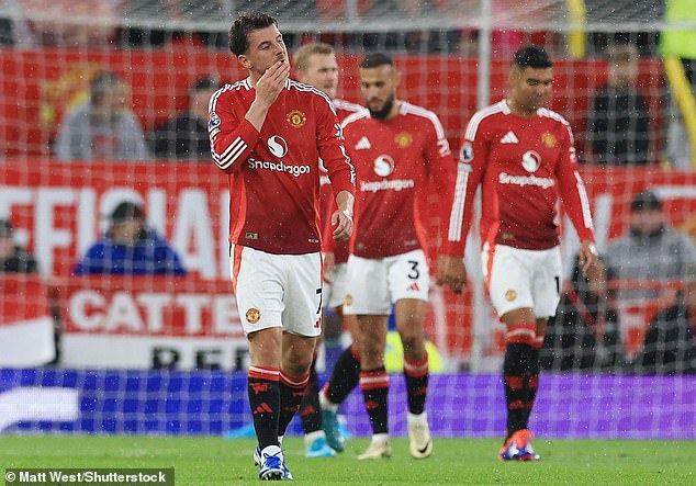 United's players looked dejected last weekend after losing 3-0 to Tottenham Hotspur