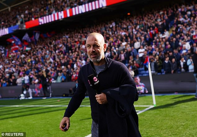 Former West Ham and Chelsea star Joe Cole was at Selhurst Park on Saturday as part of the TNT Sports punditry team for Crystal Palace's match against Liverpool in the Premier League