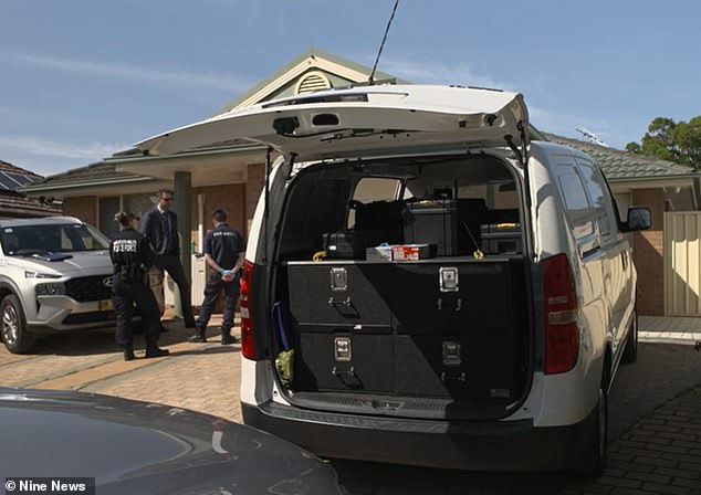 Police believe the couple's Greenacre home (pictured) has undergone a 'significant clean-up' after Noufl allegedly dismembered her husband