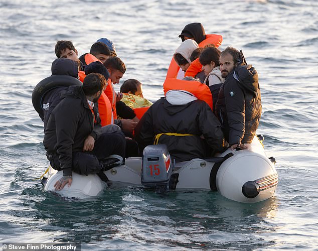 One stood up and said: 'We don't want to go back to France. We have to go to Great Britain. We want to go to England. Please, England. Not France. We don't want the French Navy. We will call 999 for help'