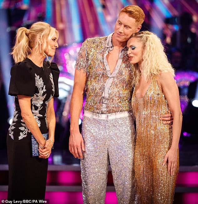 Last weekend, Tom Dean became the first contestant to be removed from the show after Toyah Wilcox and her professional partner Neil Jones were rescued by judges (L-R) Tess Daly, Tom and partner Nadiya Bychkova