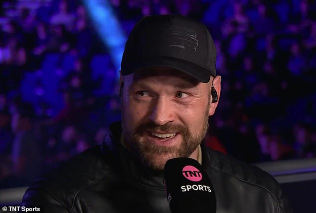 Fury was interviewed live on TNT Sports on Saturday and he used colorful language