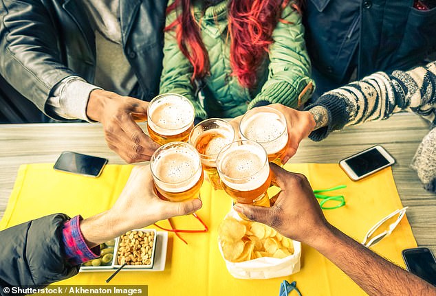 Beer, wine or cocktail enthusiasts can enjoy a drink until midnight in a licensed premises showing a live broadcast of the big match (stock image)