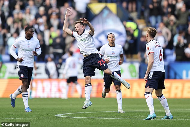 Bolton had to come from 2-0 down to draw 2-2 against League One strugglers Shrewsbury