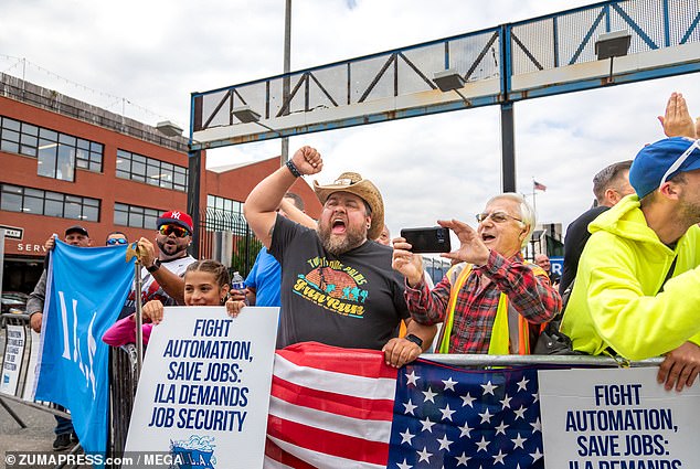 The International Longshoremen's Association announced it has suspended its three-day strike until January 15 to allow time to negotiate a new contract.