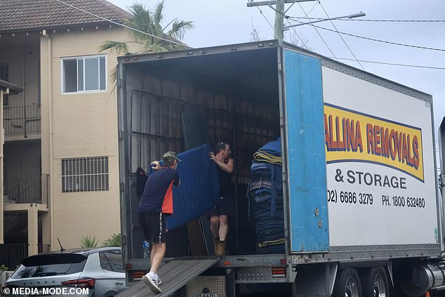 The name of the company, Ballina Movers, suggests the actor could move permanently to his home in Northern New South Wales