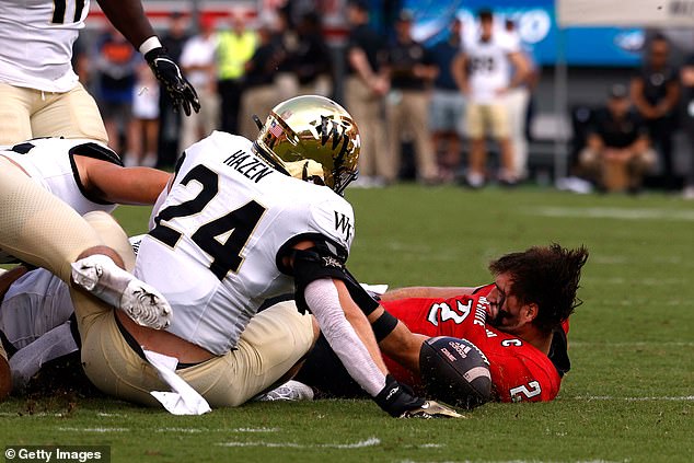 “All reports from the hospital are positive,” NC State coach Dave Doeren said