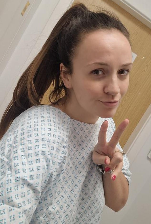 After the shocking discovery, Emma immediately started chemotherapy, but she is now cancer-free