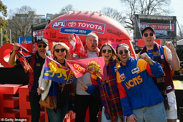 The AFL decider at the MCG between interstate fans was easily sold out