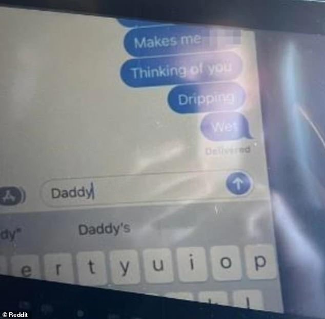 The film chosen by a majority of passengers was the R-rated Daddio, which featured explicit sexual material, explicit nudity, exposed genitals and sexually charged text messages (pictured)