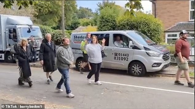 James was quick to clarify in his speech that it wasn't their last ever day of filming - just the last day of filming at Pam and Mick's 'Essex' home