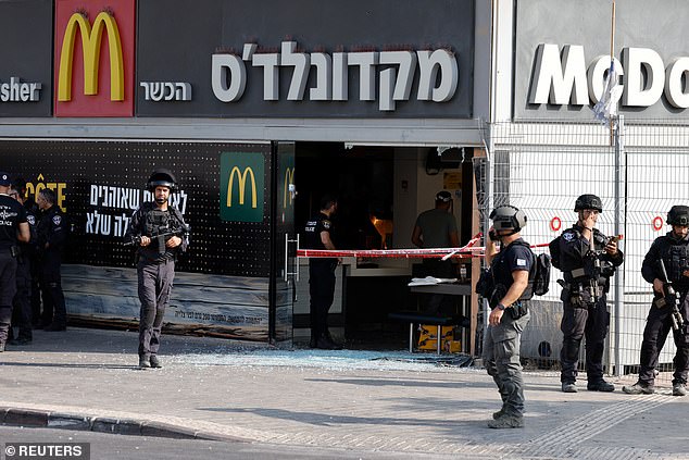 The gunman is said to have gone from store to store near Beersheba's central bus station, targeting a McDonald's and a nearby coffee shop before authorities arrived.