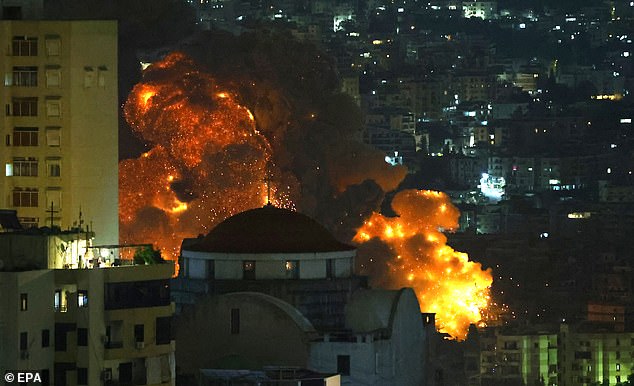 The Israeli military said on October 6 that it had carried out a series of nighttime 