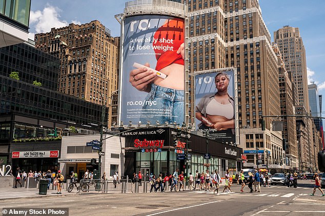 In the US there are huge billboards for private companies selling fat loss shots