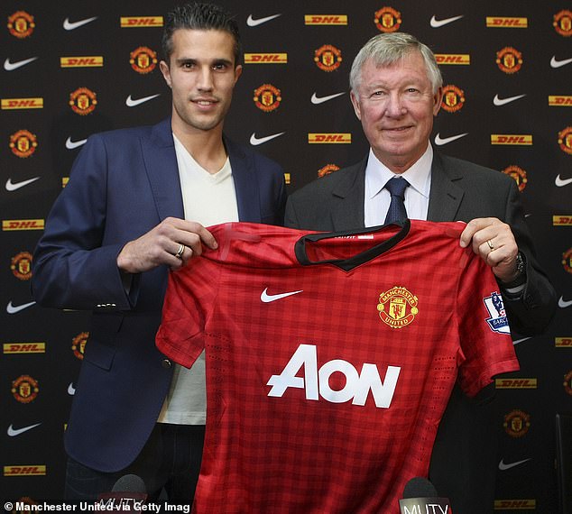 Van Persie later turned his back on Arsenal to join Man United, where he won the Premier League title