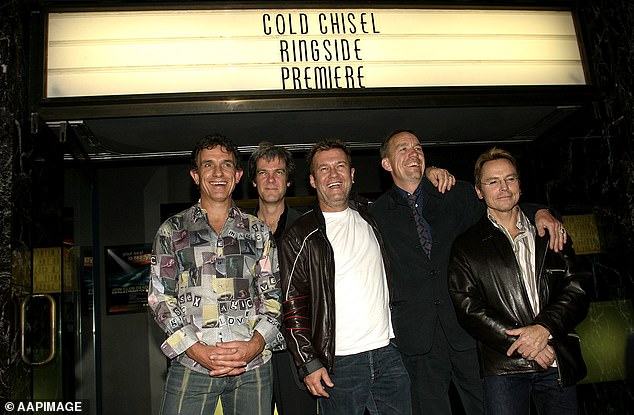 'I woke up, got out of bed and went downstairs. I didn't want to go back to sleep because it was so real that I fucking touched him. “I just wanted to enjoy being with my buddy because he felt so close,” he said. Shown with cold chisel