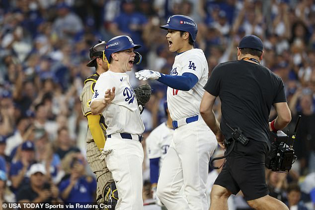 The Dodgers fought back to seal a 7-5 victory over the Padres in the opening game of the NLDS