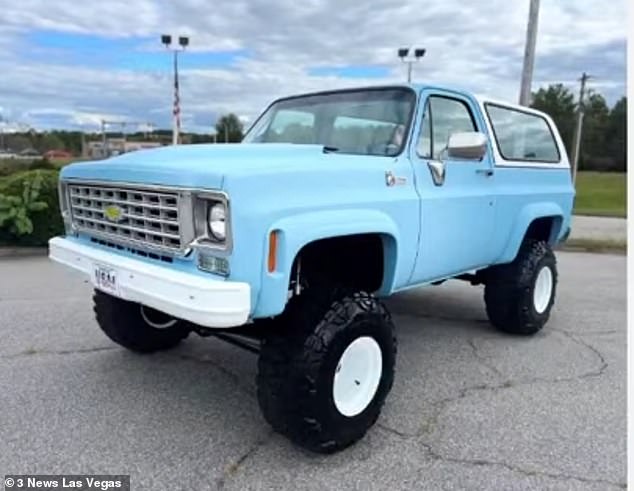 A key piece of evidence in the case centers on a witness report of a powder blue 1976-1977 Chevrolet Blazer or Ford Bronco that was spotted near the crime scene the day after the murder.