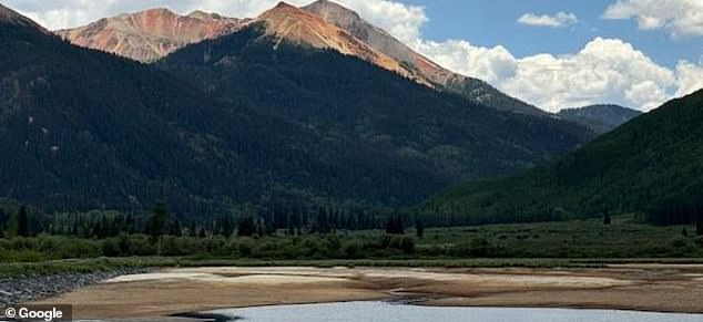 Crystal Lake has been largely drained and dried up, having not been replenished since the Forest Service drained it in April