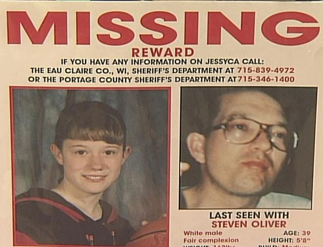 The missing person flyer contains a photo of Jessyca and her kidnapper, 39-year-old Steven Oliver