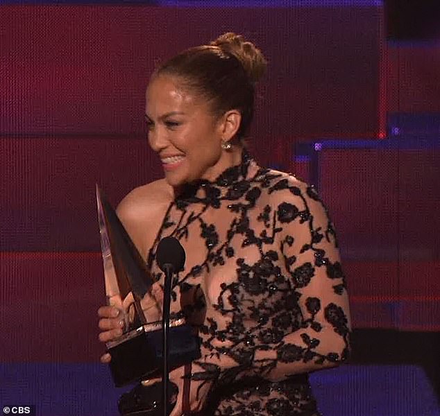 Lopez reflected on a 2011 win in the Favorite Latin Artists category, saying it was 