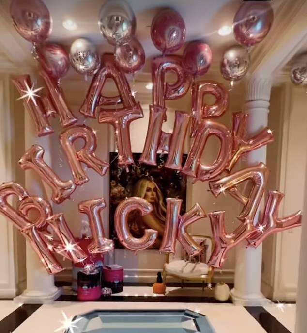 The hotel heiress, 41, shared highlights from the party on her Instagram Stories on Sunday, giving fans a glimpse into Nicky's glamorous soirée