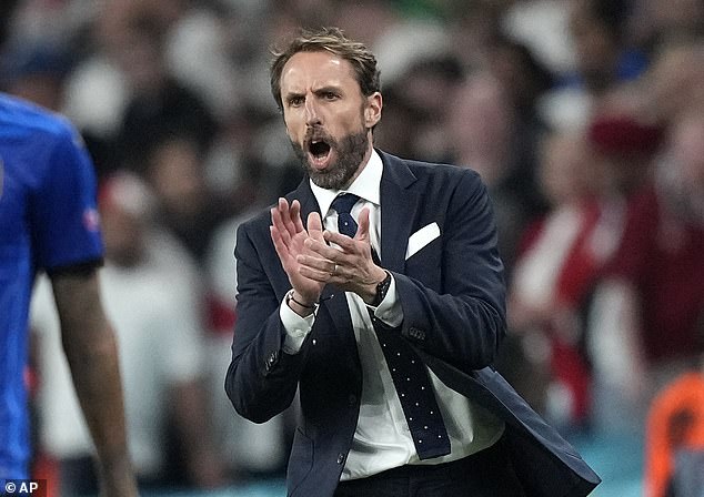 A photo of Gareth Southgate has been added to a wall of all the former England bosses in St George's Park