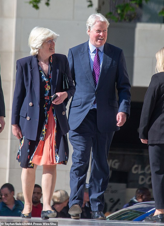 Lady Jane and Charles Spencer attended the Invictus Games service at St Paul's Cathedral in May