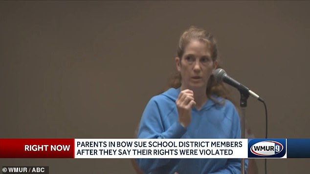 Parents and community members spoke out against and supported the protesters at a school board meeting on September 30