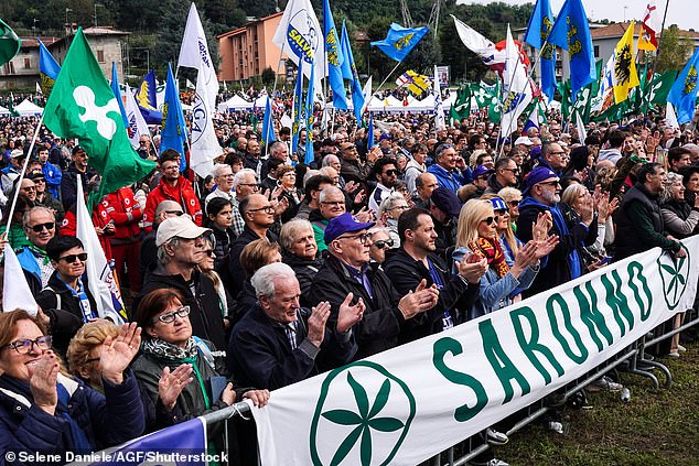 Thousands of right-wing supporters have gathered in Italy for an event dubbed the 'anti-migrant Glastonbury'.