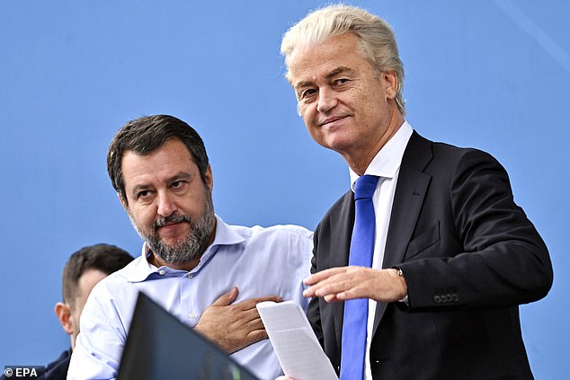 Dutch politician Geert Wilders also spoke at the event. Wilder's far-right Freedom Party (PVV) topped the polls last year with a surprise victory in the Dutch parliamentary elections