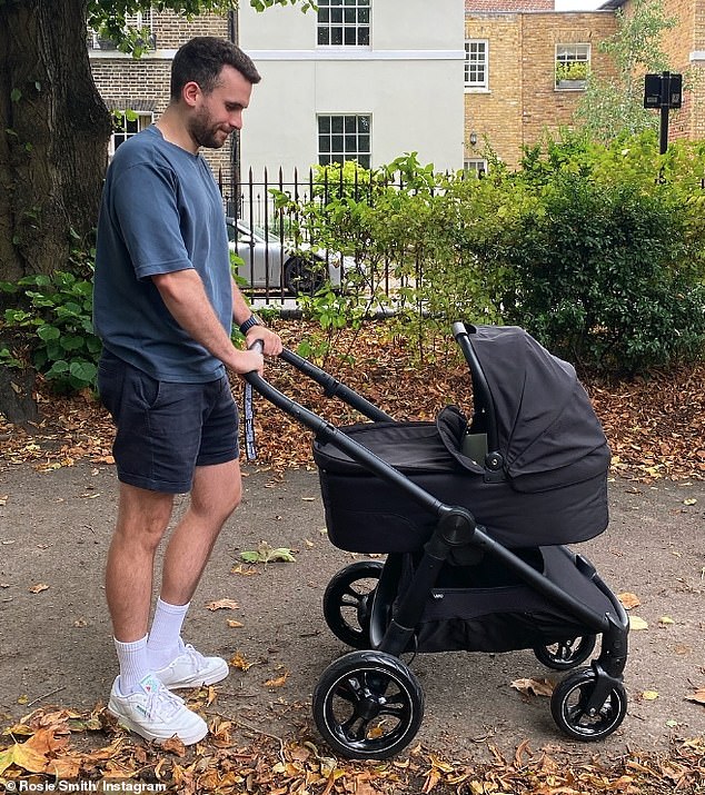 Lorraine had said she was 'bursting' with joy when she announced her daughter had welcomed her first grandchild with fiancé Steve White (pictured) on August 29.