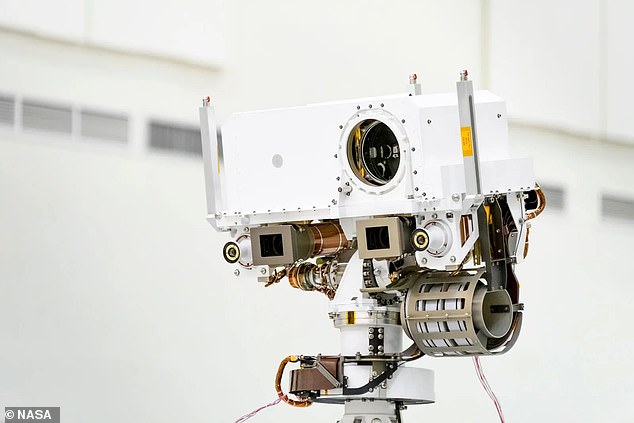 Perseverance took the photo with its Mastcam-Z, a three-dimensional set of cameras placed at human eye level on a 6-foot-tall mast on top of the rover.