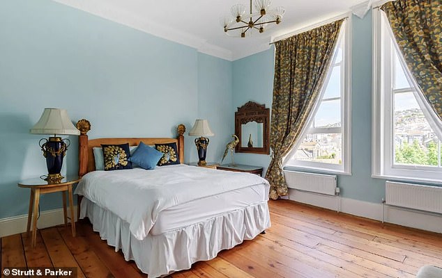 Plush: Galia's Devon property, Merlin Court, has 11 en-suite bedrooms