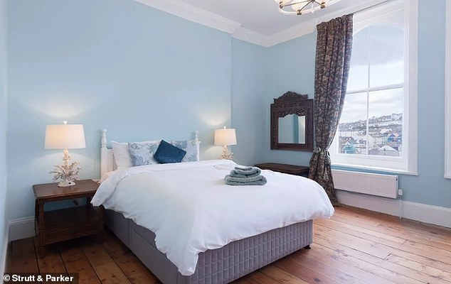 Tranquility: The bedrooms at Merlin Court are spacious and ideal for a relaxing stay