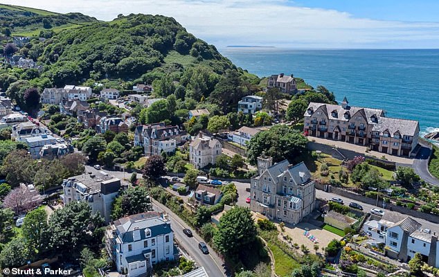 Views: Merlin Court is in an elevated position with beautiful coastal views