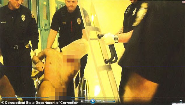 Jones was stripped naked and then pepper-sprayed and held until he was unconscious