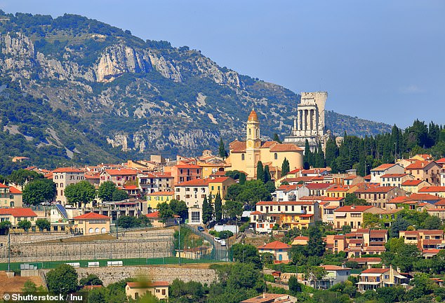 The couple and their two children lived in a rented villa in La Turbie (above), near the wealthy city-state of Monaco. Carew has moved to Antibes and the children live with Ms Polianskaya's mother