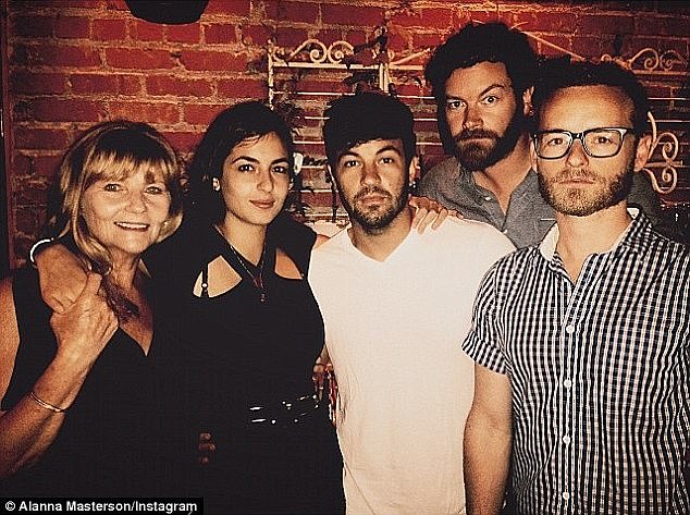 Reaiche died after 20 years of not speaking to his ex-wife Carol or his children, including stepson Danny Masterson (second from right) who was convicted of rape