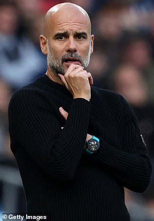 Pep Guardiola could see Man City's grip on the title coming to an end