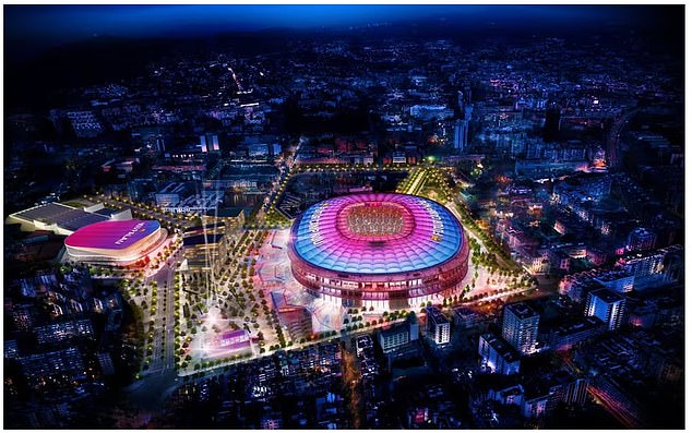 The future Nou Camp will include an aerial viewing platform to attract football fans and tourists