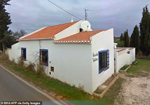 A house near the Praia da Luz and Lagos resort in the Algarve, Portugal, which was used by Christian Brueckner, a German man suspected of the disappearance of British girl Madeleine McCann