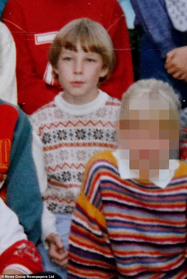 Brueckner was born in the Bavarian city of Würzburg in 1976 and was placed in a foster family (11 years old in the photo)