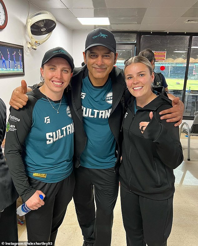 But the team were keen to strengthen their bowling support staff after adding Catherine Dalton (left) to their ranks