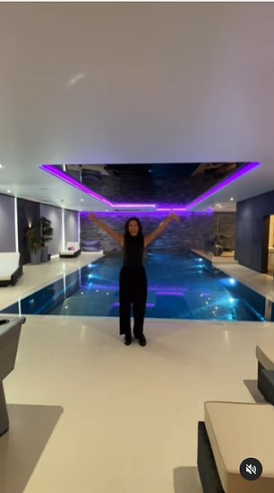 A video tour showed the property's indoor pool