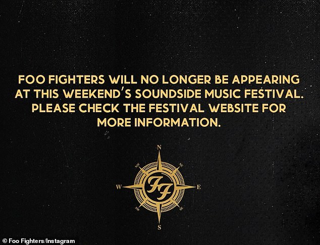 Following the scandal, the Foo Fighters – who suffered the loss of drummer Taylor Hawkins in 2022 – canceled their September 29 headlining performance at the Soundside Music Festival in Connecticut, and they are officially on hiatus.