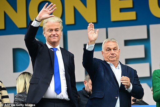 Dutch Freedom Party leader Geert Wilders and Hungarian Prime Minister Viktor Orban met this week during the annual meeting of the Italian far-right League (Lega) in Pontida, northern Italy.